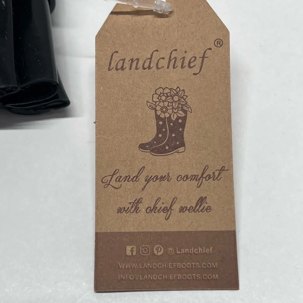 WOMEN’S Rubber Rain Boots - Landchief Size 6